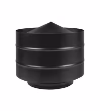Дефлектор Black Везувий одноконтурный (сталь 0,5 мм) 120х200