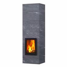 Дровяной камин KOLI S CLASSIC 21 T Туликиви Unica, 2100мм, двухсторонняя дверца