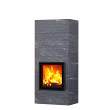 Дровяной камин RAITA S CLASSIC 18 T Туликиви Unica, 1800мм, двухсторонняя дверца