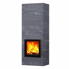 Дровяной камин RAITA S CLASSIC 21 T Туликиви Unica, 2100мм, двухсторонняя дверца