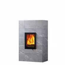Дровяной камин KOLI CLASSIC 15 Туликиви Classic, 1500мм, нижние подключение, односторонняя дверца