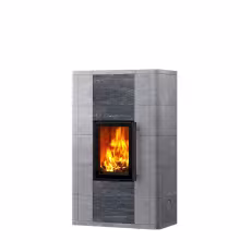 Дровяной камин LAMPO CLASSIC 15 Туликиви Nobile, 1500мм, нижние подключение, односторонняя дверца