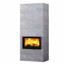 Дровяной камин SARAMO S CLASSIC 21 T Туликиви Classic, 2100мм, верхнее подключение, односторонняя дверца