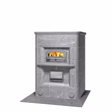Дровяная печь с духовкой LU 2800 Tulikivi Туликиви Classic, LU 2800/13, 1580мм, нижнее подключение