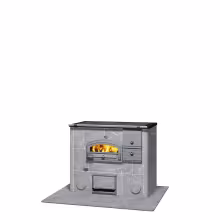 Дровяная печь с духовкой LLU 1250 Tulikivi Туликиви Classic, 915мм, нижнее подключение
