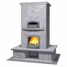Дровяная печь с духовкой TTU 2700 Туликиви Classic, TTU 2700/51, 2190мм, нижнее подключение