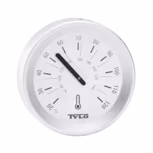 Аксессуары Tylo Термометр Brilliant Silver + Гигрометр Brilliant Silver*