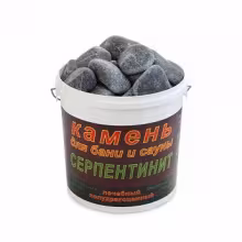 Камни для печей Talc Серпентинитит шлифованный крупный уп.20 кг.