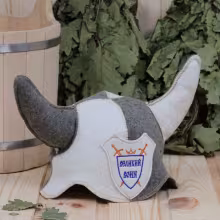 Шлем викинга "Великий Воин" для бани