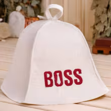 Шапка "BOSS" для бани