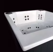 Прямоугольный СПА Бассейн Treesse Quarz light