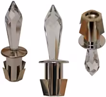 Комплект Cariitti "Led Crystal Star" хром, 4000K