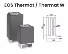 Нагревательный элемент ТЭН для электрической печи EOS Thermat / Thermat W