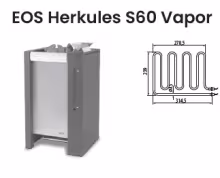 Нагревательный элемент ТЭН для электрической печи EOS Herkules S60 Vapor